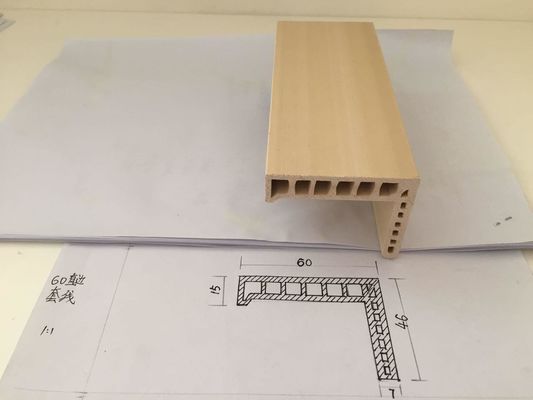 سعر جيد WPC Door Frame Architrave مقاوم للماء النار تصنيف نقل الحرارة التشطيب السطحي الانترنت