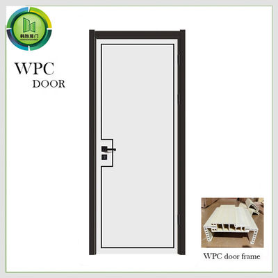سعر جيد دخول عازل للصوت WPC باب عادي مقاوم للماء استخدام غرفة نوم معتمدة من CE الانترنت