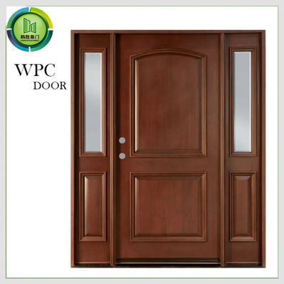 سعر جيد أبواب WPC الداخلية المزدوجة المصنفة بعرض 1200 مم مع الزجاج الانترنت