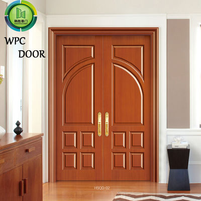 سعر جيد التصميم الحديث WPC الأبواب المزدوجة مقاومة الحريق عرض 1600 مم الانترنت