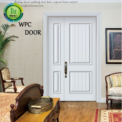 سعر جيد مركب أبواب دخول مزدوجة حديثة WPC استخدام فندق مصفح PVC الانترنت