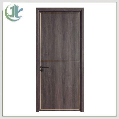 سعر جيد 2100*800*45ملم تقليل الصوت ضد الحشرات WPC الأبواب الداخلية خالية من الطلاء الانترنت