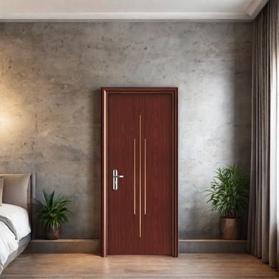 قابلة للتخصيص المقاومة للرطوبة مقاومة للنمل الأبيض المقاومة للصوت WPC الباب المجوف للاستخدام الداخلي
