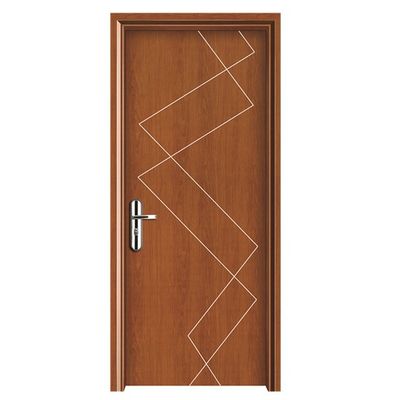 سعر جيد التصميم الحديث 2100*800*45mm WPC الباب المجوف مع العزل الحراري للاستخدام الداخلي الانترنت