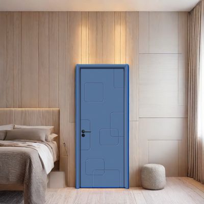 سعر جيد Noise Reducing and Low Maintenance Painting WPC Door for Sustainable Residential and Commercial Spaces الانترنت