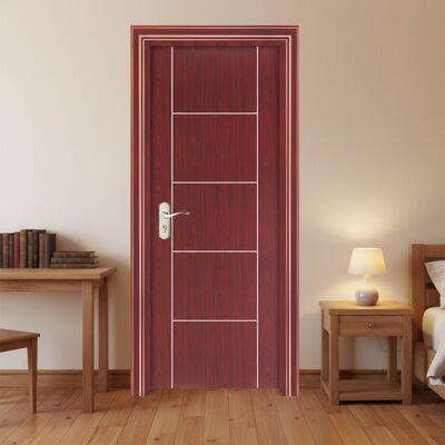 باب WPC مجوف مقاوم للماء وعازل للصوت مع مادة إطار WPC بنسبة 100% للمساحات المرنة والهادئة