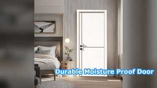 WPC باب مجوف داخلي مقاوم للرطوبة