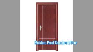 WPC باب مجوف للرطوبة عازل للصوت متين