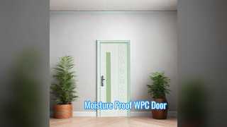 WPC باب مجوف مقاوم للرطوبة وعازل للصوت