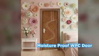 WPC باب مجوف مقاوم للرطوبة معزول بالحرارة