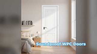 أبواب داخلية WPC عازلة للصوت والحرارة