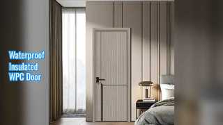 WPC باب مجوف مقاوم للرطوبة معزول بالحرارة